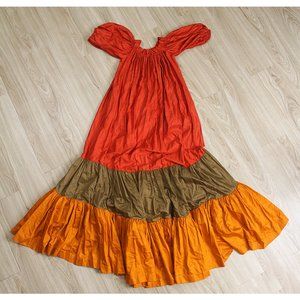 vintage 1970s era Yves Saint Laurent Rive Gauche Gypsy Dress